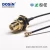 Import IP68 Bulkhead SMA Female Connector to IPEX Crimp RG178 Coaxial Cable from China