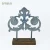 Import IVY Home Decor Wood Pedestal Distressed Metal Craft Table Decoration Accessories from China