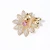 Import Japanese and Korean glittering zircon inlaid honeybee Daisy Brooch fashion flower brooch button female accessories pin from China