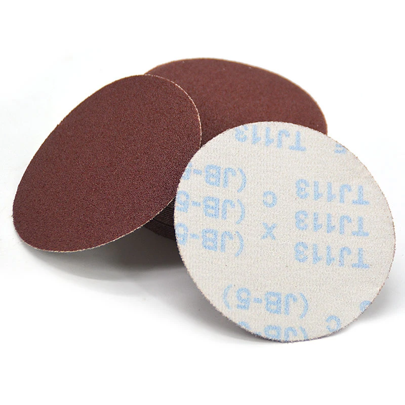 JB-5 self-adhesive sanding disc brushed back velvet disc sandpaper polishing emery cloth flocking sandpaper emery cloth