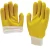Import Jersey cotton yellow latex full coated gloves Work Safety Guantes De Latex Gloves from China