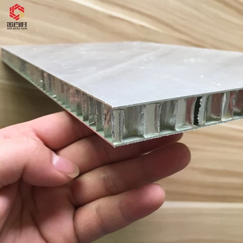 Jinbaishi hyper flatness aluminum alloy sandwich honeycomb panel