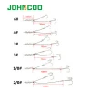 JOHNCOO 1Pcs Outdoor Screw Head Fishing Hook Sets Fishhook High-Carbon Steel Tackle Fishing Bass Lures Hook Kit