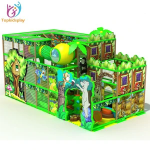 Jungle Theme Kids Small  Indoor Playground Soft Kids Playhouse  For Home