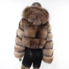 Keep warm in winter fur coat fox  fur coat luxury