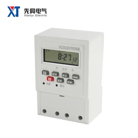 KG3028 Ringing Controller Flame Retardant Automatic Microcomputer Bell Controller Time Control Timing Switch 28 Sets of Timing