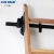Import Kinmade Black Steel Sliding Modern Living Room Home Office Kitchen Wine Closets Rolling Library Ladder Hardware Track Kit from China
