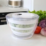 Kitchen Appliance New Design OEM Plastic Space Saving Salad Spinner