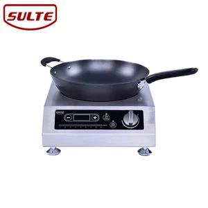 Kitchen Appliances 3500W Personalized Commercial Single Burner, Concave Induction Wok Cooker