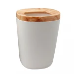 Kitchen Large Plastic Trash Round Waste Bin