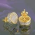 Import KRKC&amp;CO 14K Gold Iced Out Round Shape Earrings Hip Hop Jewelry for amazon/ebay/wish online store for Wholesale Agent in Stock from China