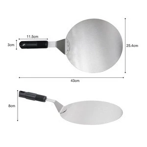 Large Pizza Spatula with Long Handle for Baking Homemade Pizza and Bread