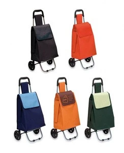 Large Shopping Trolley Wheeled Folding Festival Luggage Bag Cart with wheels