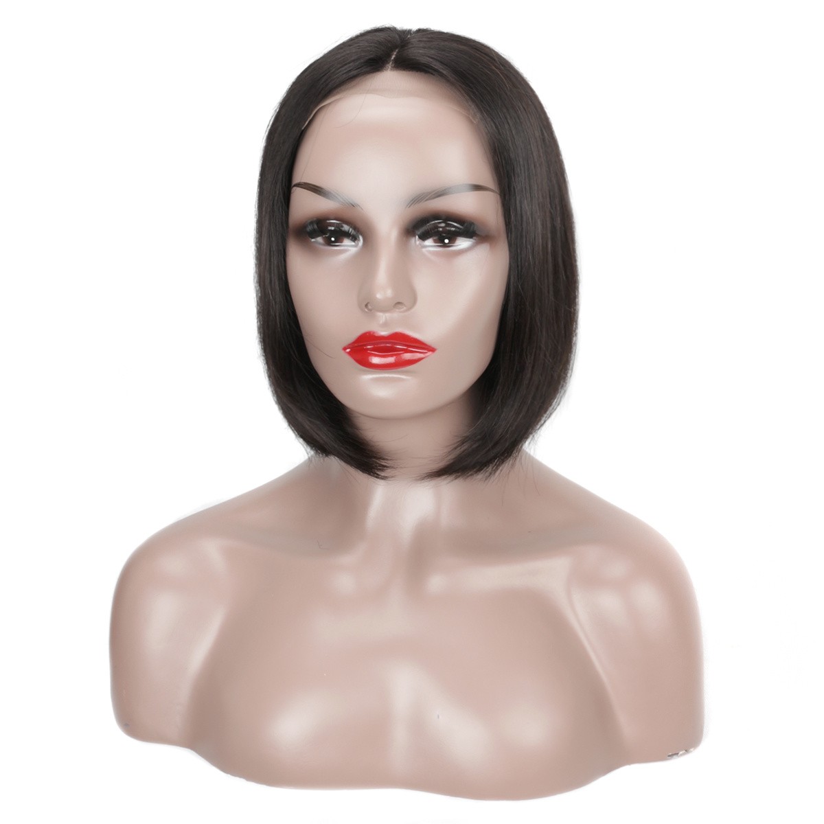 Large Stock Bob Hair Wigs with Short Human Hair Lace Wig