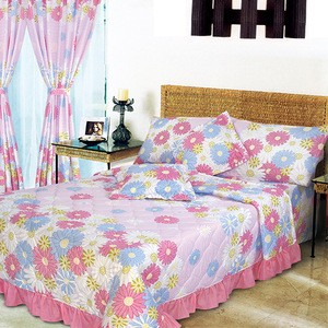 Latest double bed designs quilted bedspreads with matching curtains