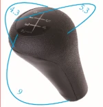 leather car gear shift knob , shift lever knob for BMW E34/E36