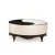 Import Leather with button round ottoman stool YO7014 from China