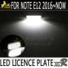 LED Car Light Auto licence lamp lisence plate license kit  accessory for note E12 2016-now accessory  2020  2021 2023