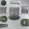 Led solar powered portable airfield light/runway light/taxiway light
