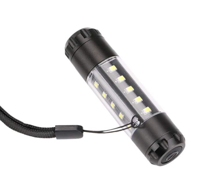 LED Tactical Flashlight High-light Long-shot Flashlight Multi-function Outdoor Camping and Cycling Lamp EDC Flashlight Emergency