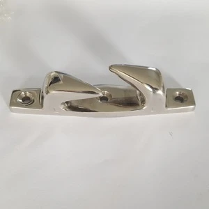 Left stainless steel bow chocks for marine hardware