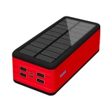 li-polymer high capacity solar powerbank 50000 mah  large 4 port cargador solar charger power banks 50000mah