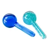 light blue beads hot sale massage for face gel ice roller cold ice globes to reduce swelling smoothing face skin