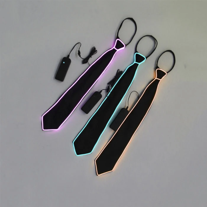 Light Up Neck Tie With Led Lights Novelty Necktie For Men LED Bow Ties Evening Party Christmas Costume Accessory