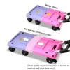 lightweight portable flatbed 6 wheels    luggage hand trolley cart truck  dolly folding shopping