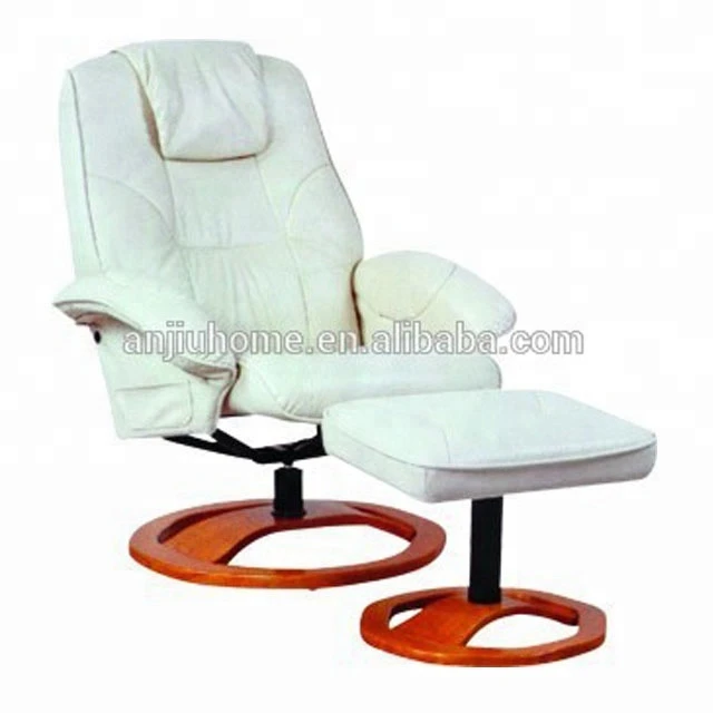 living room furniture/quality leather reclining chair/wooden material recliner chair