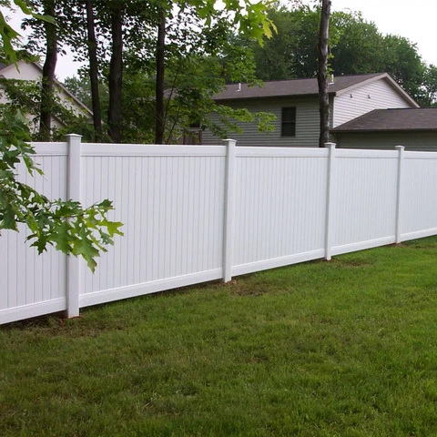 Longjie 6ft.H x8ft.W White UV Resistant Strong Vinyl PVC Outdoor Privacy  Fence Panels for Garden