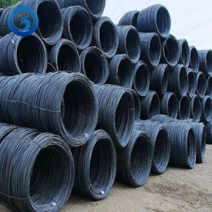 low carbon sae1008/Q195  hot rolled steel wire rod
