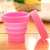 Import Low MOQ Wholesale Silicone Rubber Travel Camping Folding Coffee Drinking Cup Collapsible Menstrual Cup from China