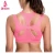 Import Low MOQ Women&#39;s High Impact Support Yoga Running Bras Wireless Mesh Racerback Workout Sports Bra from China