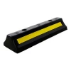 Low Price 500mm Reflective rubber garage parking curb car parking stopper