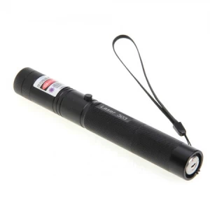LT-303 Aluminum Alloy Purple Laser Pointer Flashlight 405nm 5mw Laser -black