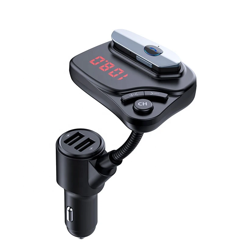 LUTU Blue tooth Wireless FM Transmitter With Car Cigarette Lighter USB Blue tooth Car MP3 Player