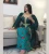 Import luxury abaya dubai muslim dress elegant glitered prom party dress  kaftan print muslim dress islamic clothing women from China
