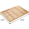 luxury foldable non-slip custom bath tub bathroom shower bamboo wooden bath mats for bath tub