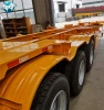 LUYI 3 axle 40ft  skeleton container chassis semi trailer