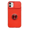 magnetic glass camera lens protect cover phone case with camera slide for iphone 11 pro 7 8 plus