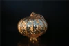 Man made antiqued mercury pumpkin glass crafts / glass LED lantern