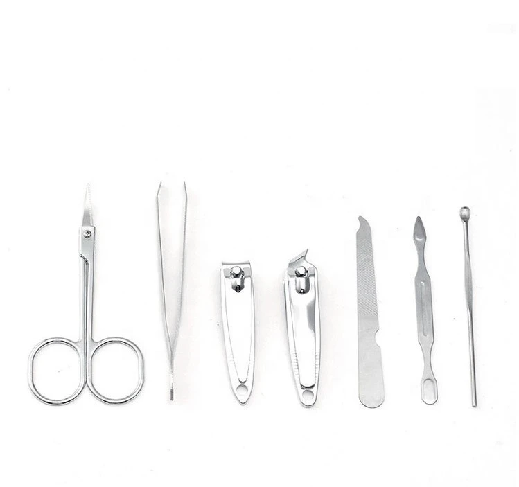 Manicure Set Pro Nail Clippers Kit Pedicure Care Tools-Stainless Steel Women Grooming Kit For Sale