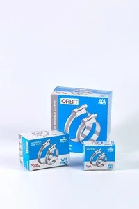 Manufactured in either 304,316 grade stainless steel . ORBIT W4 hose clamp
