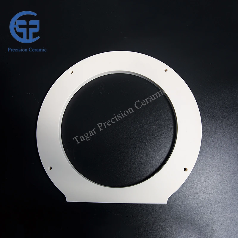 Manufacturer Alumina ceramic ring High wear resistance insulation ceramic ring