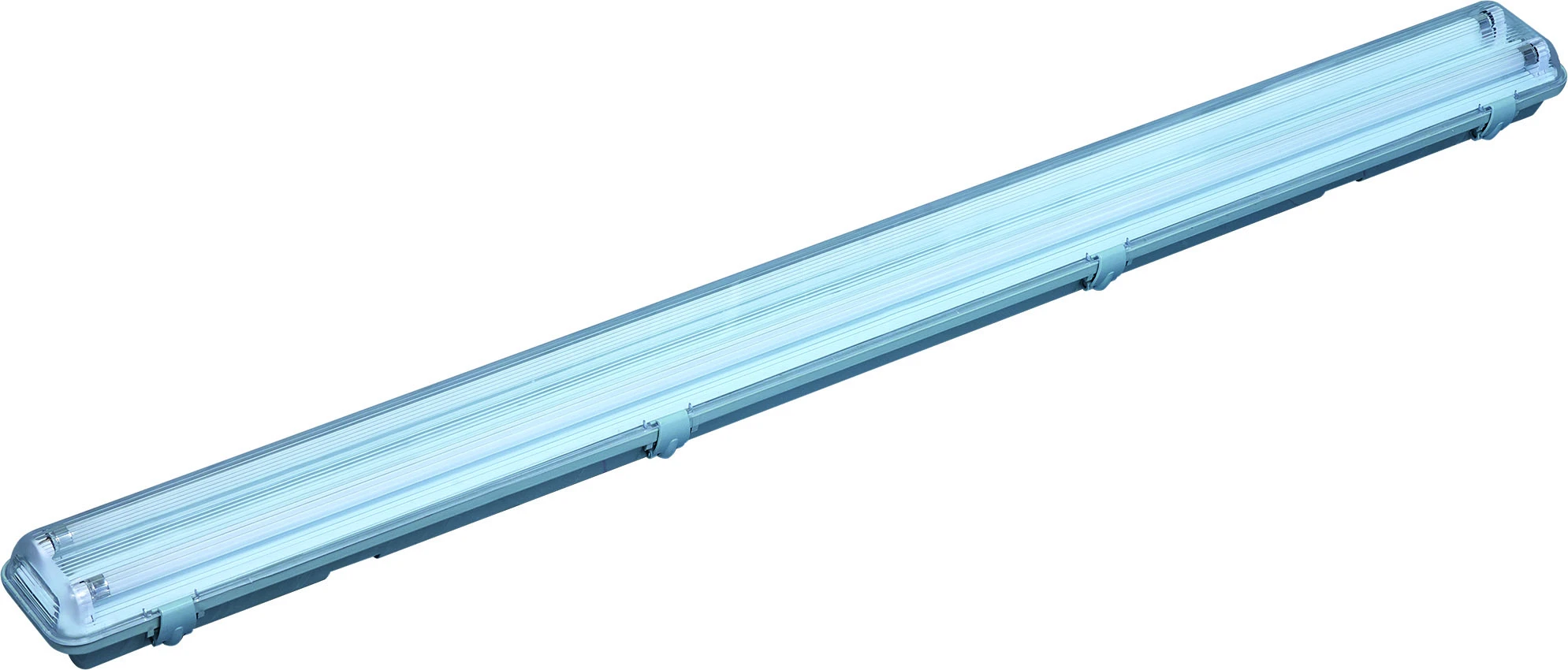 Manufacturer Competitive Price 9w/18w Single Double LED Tube  Emergency Waterproof  Strip 5000k Tri Proof Light  Clear Cover