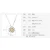 Import manufacturer fashion daisy 925 sterling silver zircon necklace for women from China