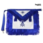 Masonic Embroidered Leather Masonic American Grand Hotel Fringe Apron Official Apron Embroidery Square and Compass Badge