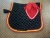Import matching saddle pad and ear bonnet from Pakistan