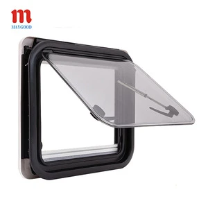 MAYGOOD SX-R70 500X450mm latest style high strength plastic frame aluminum caravan window and camper parts window